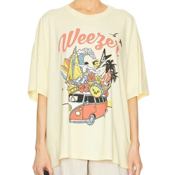 DAYDREAMER Weezer Collage Onesize (OS) Tee New with Tag MSRP $84 SOO - Picture 6 of 16